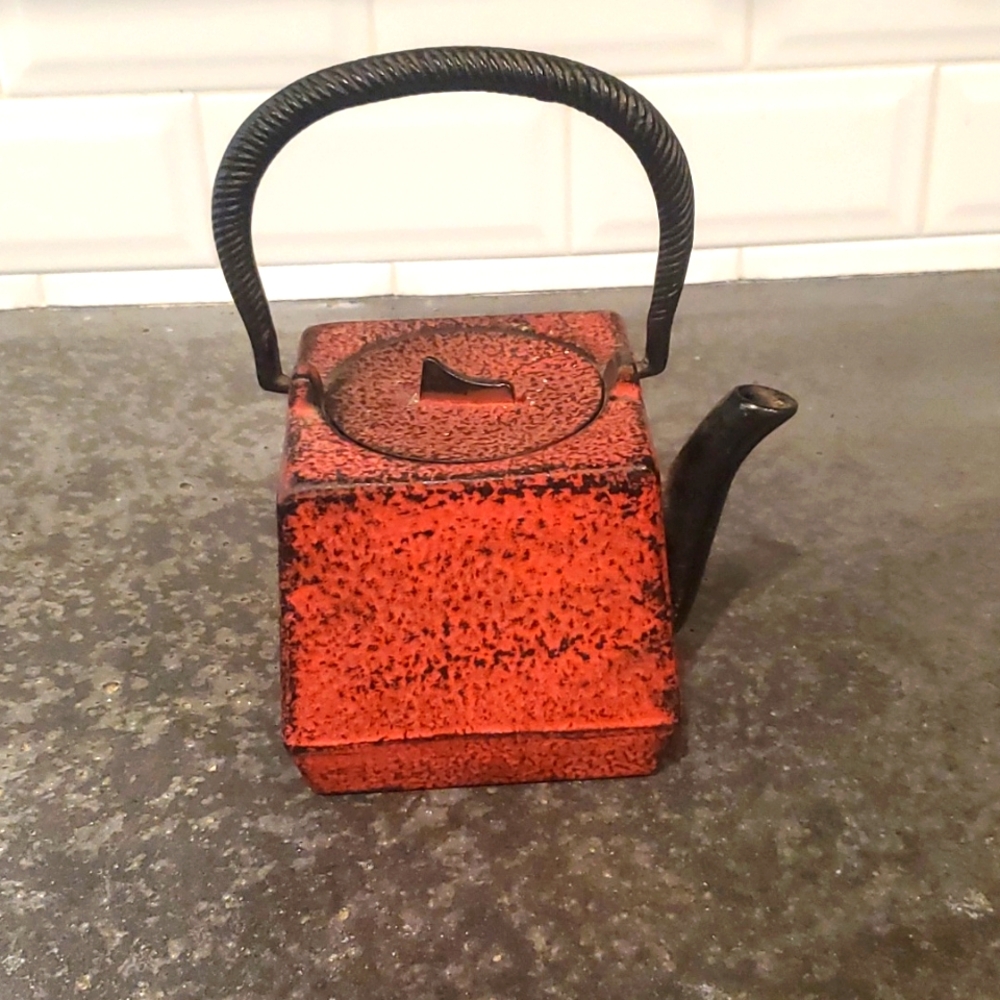 Chinese cast iron tea pot